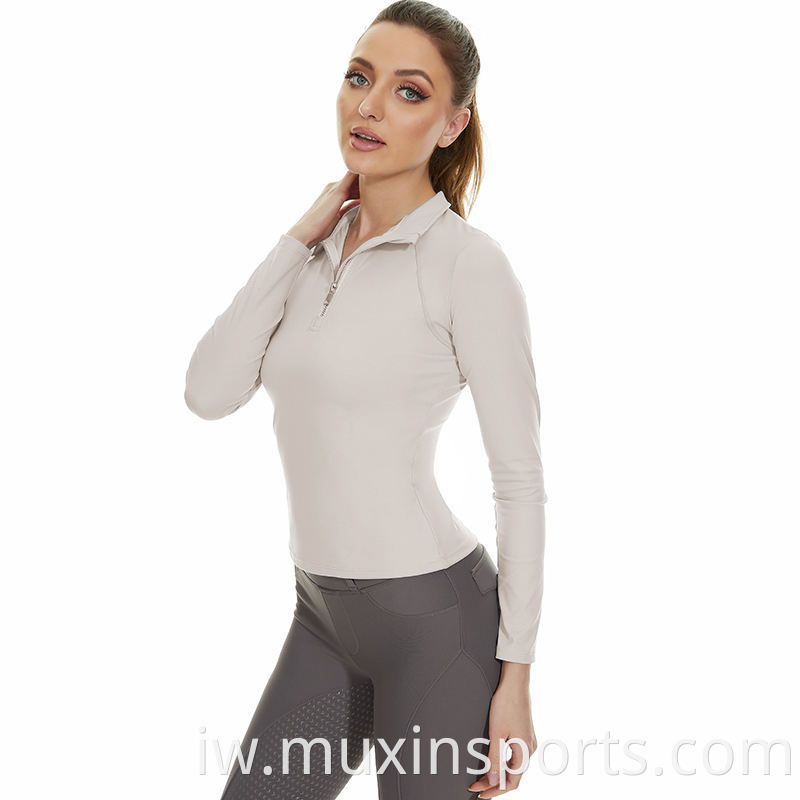 pink gray equestrian base layer